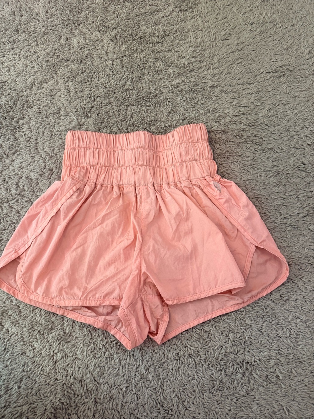 Size small peach Freepeople “The Way Home Run Short”